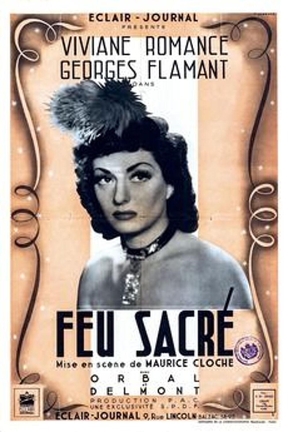 FEU SACRE avec viviane Romance DVD et blu-ray