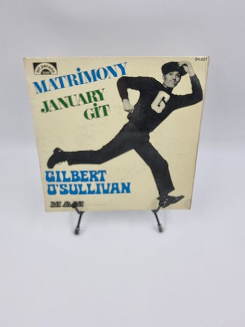 Vinyle 45 tours Gilbert O'Sullivan : Matrimony / January Git 1 Vulbens (74)