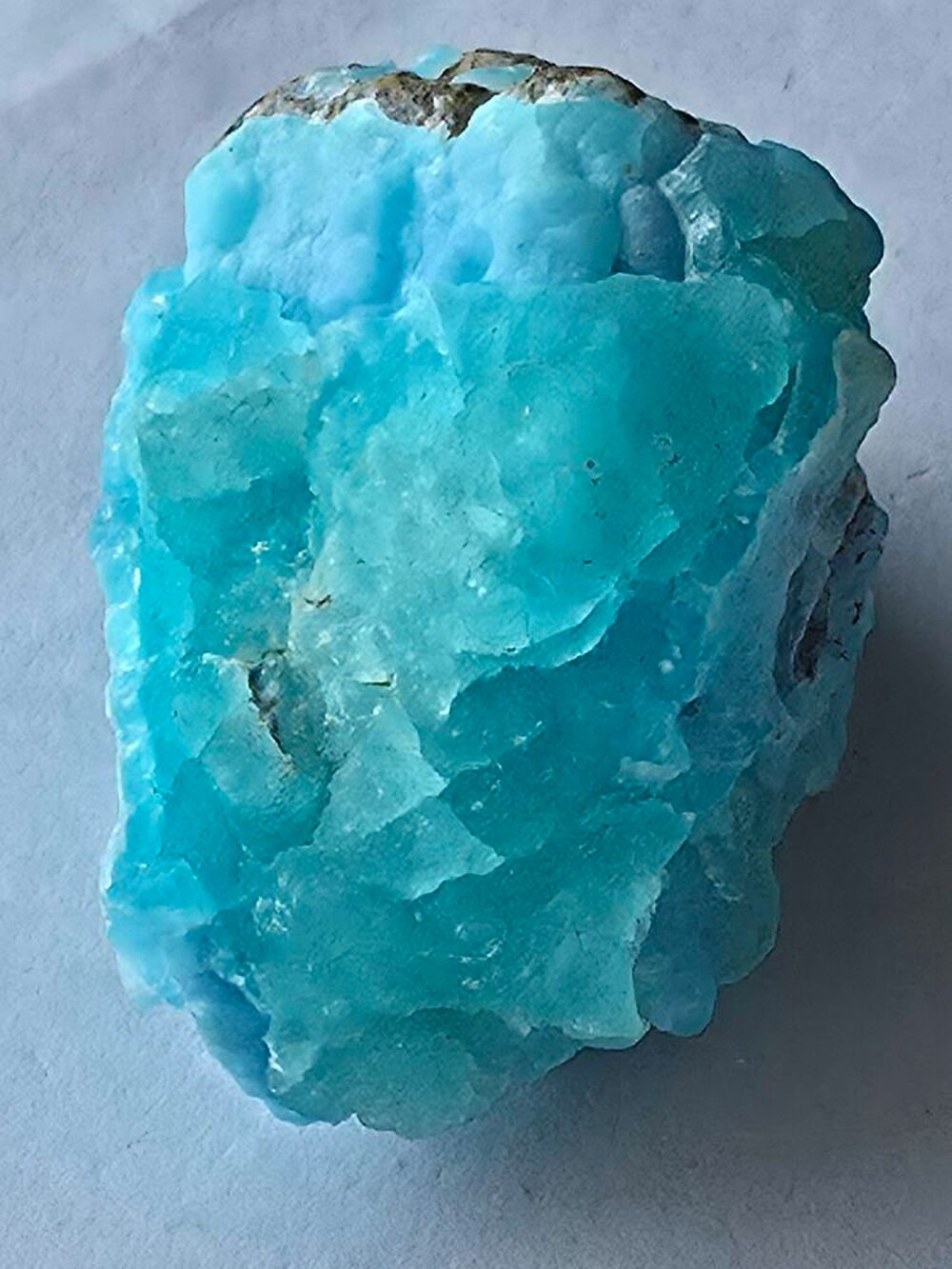 Min&eacute;ral Rare : H&eacute;mimorphite Bleu Turquoise du Katanga RDC 