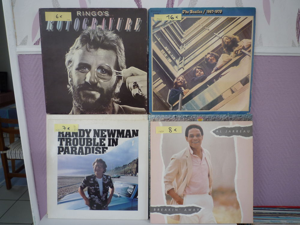 12 disques vinyles au d&eacute;tail CD et vinyles