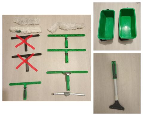 seaux, raclettes, mouilleurs, coude, grattoir pour vitres 1 Villeneuve La Garenne (92)