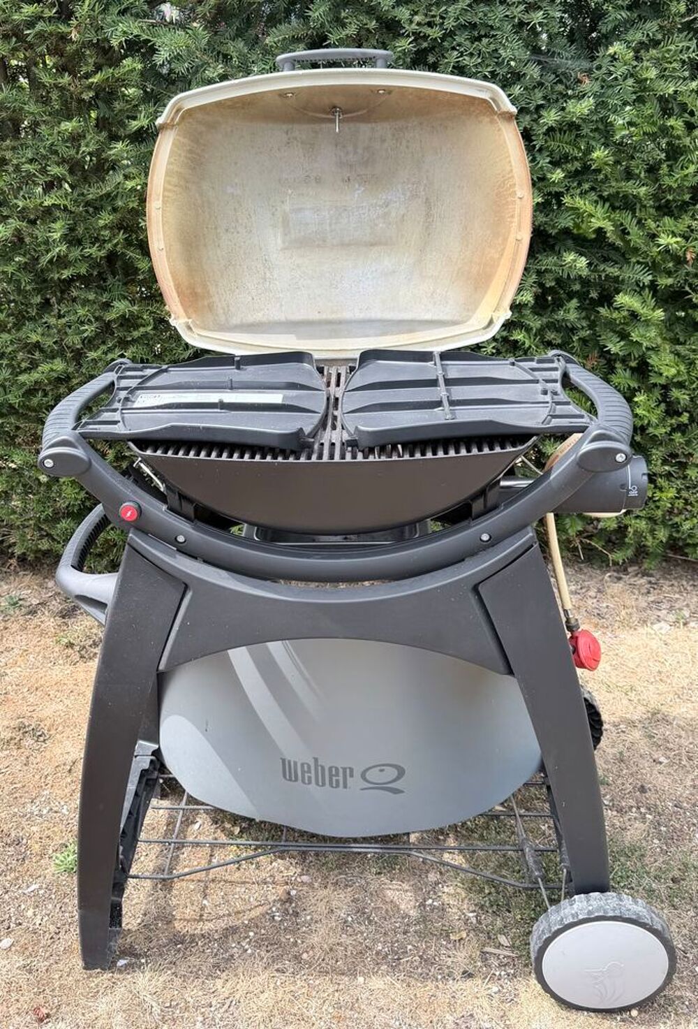 WEBER Q220 - Gaz-Stand Deluxe + Housse Weber Jardin