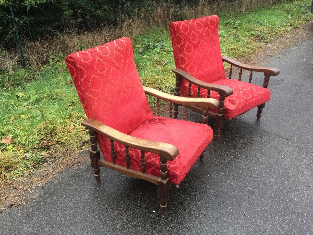 Paire de fauteuils style basque (G) Meubles