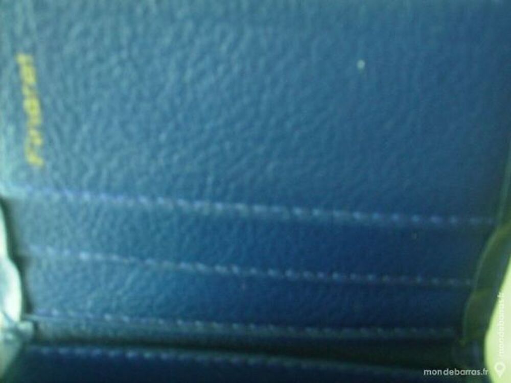 Porte cartes bleu et vert FINAREF Maroquinerie