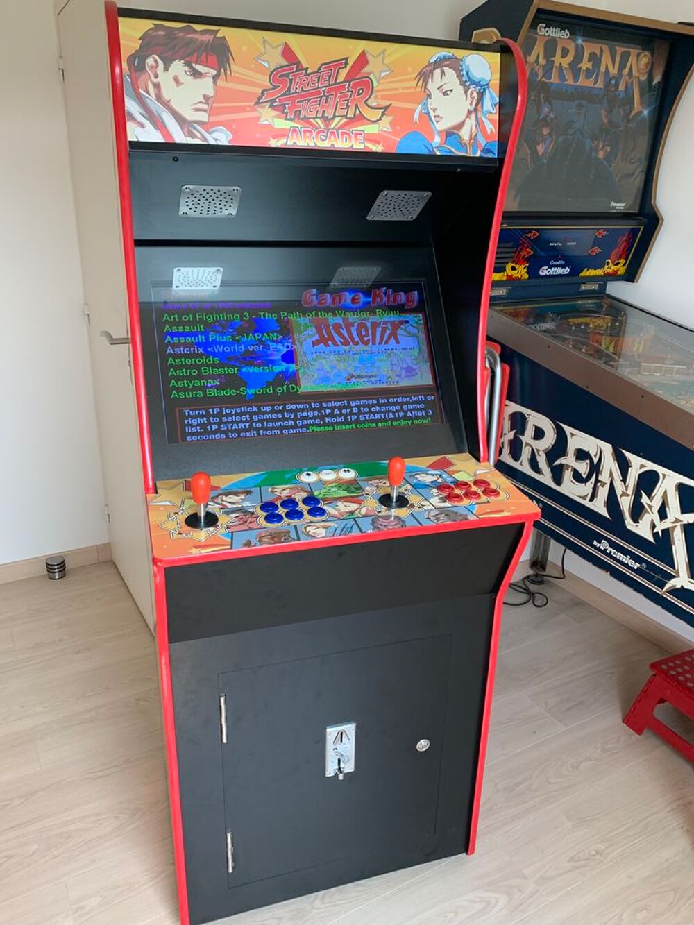 Borne arcade Ren&eacute; Pierre Consoles et jeux vidéos
