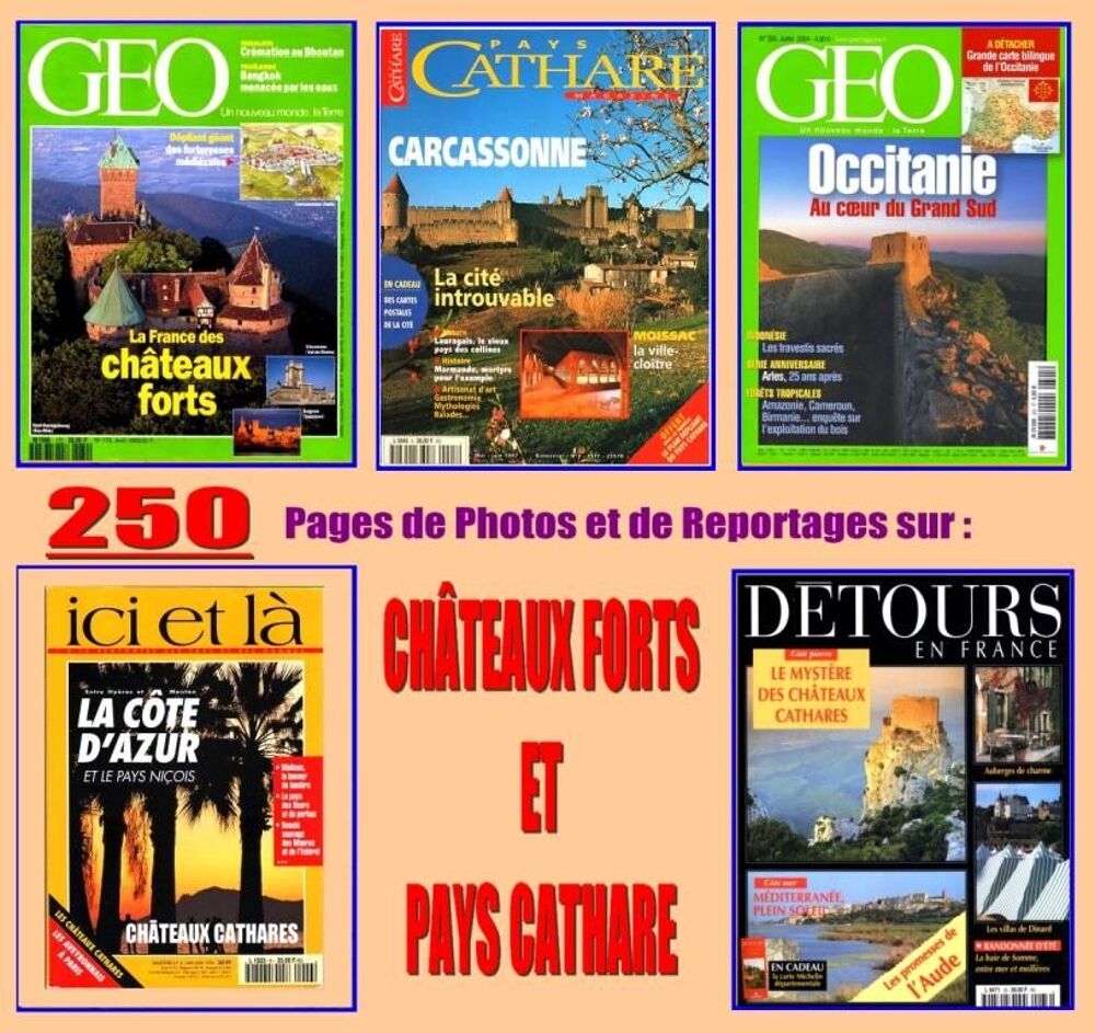 CH&Acirc;TEAUX FORTS ET PAYS CATHARES / prixportcompris Livres et BD