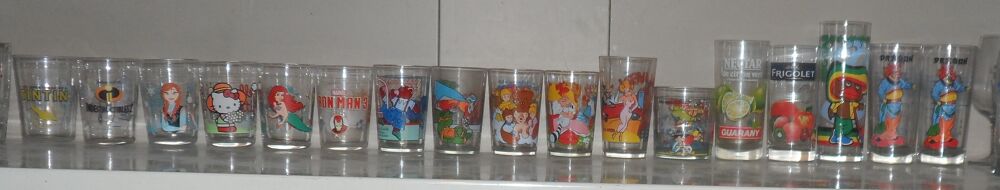 Verres pub fantaisie verres de personnage de dessins anim&eacute;s Cuisine
