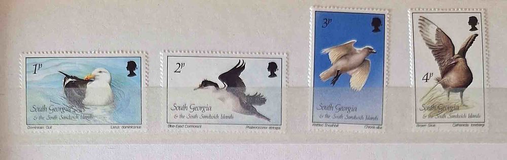 S&eacute;rie de timbres de collection de Falkland 