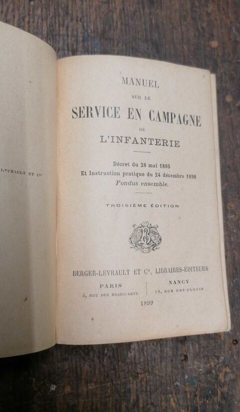 Manuel instructions infanterie en campagne WW1 10 Les Baroches (54)