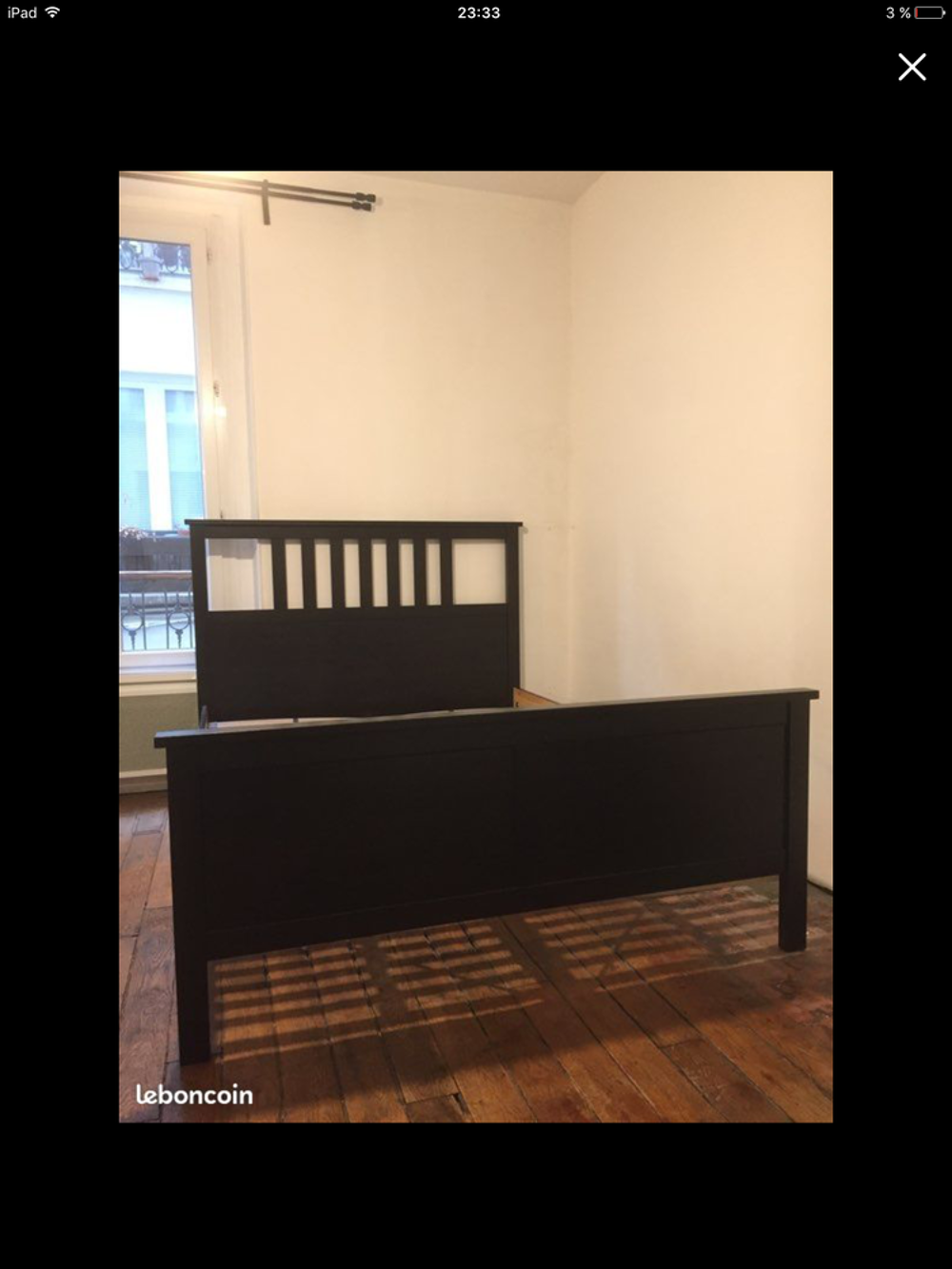 cadre de lit et sommier hemnes 140x200 Meubles