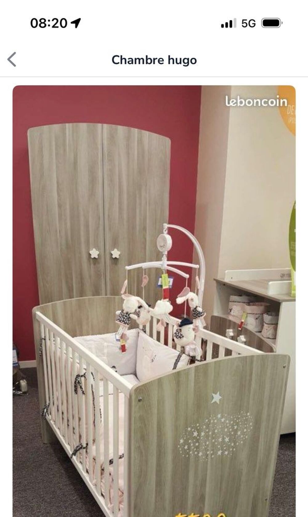 Chambre hugo de chez Aubert Mobilier enfants