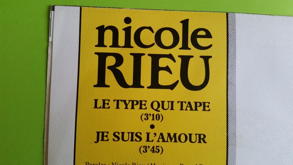 NICOLE RIEU CD et vinyles