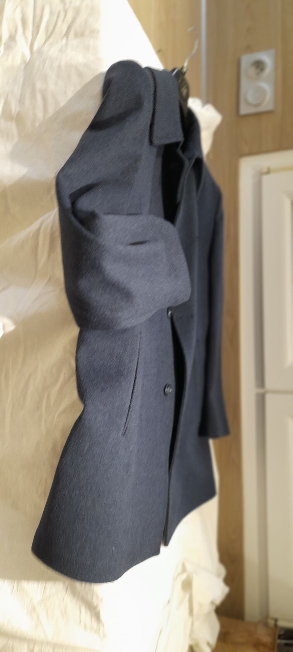 VESTE GRIS BLEU Vêtements