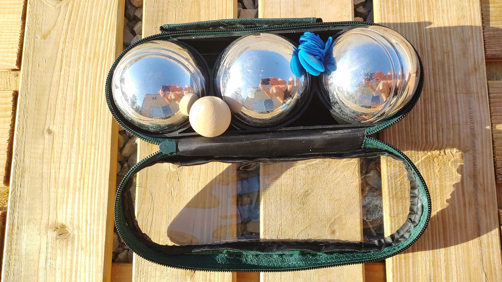 Set de P&eacute;tanque 6 Pi&egrave;ces Sacoche Verte, ou Noire Sports