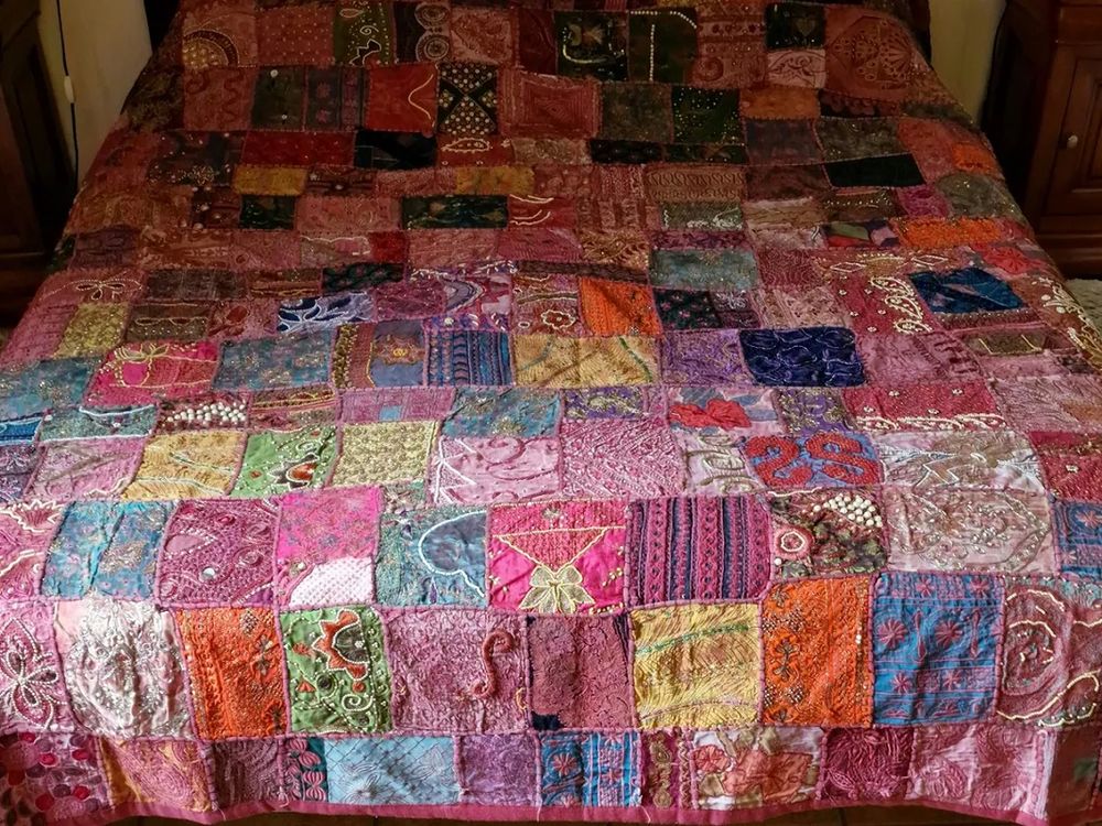 Dessus de lit Patchwork neuf Décoration