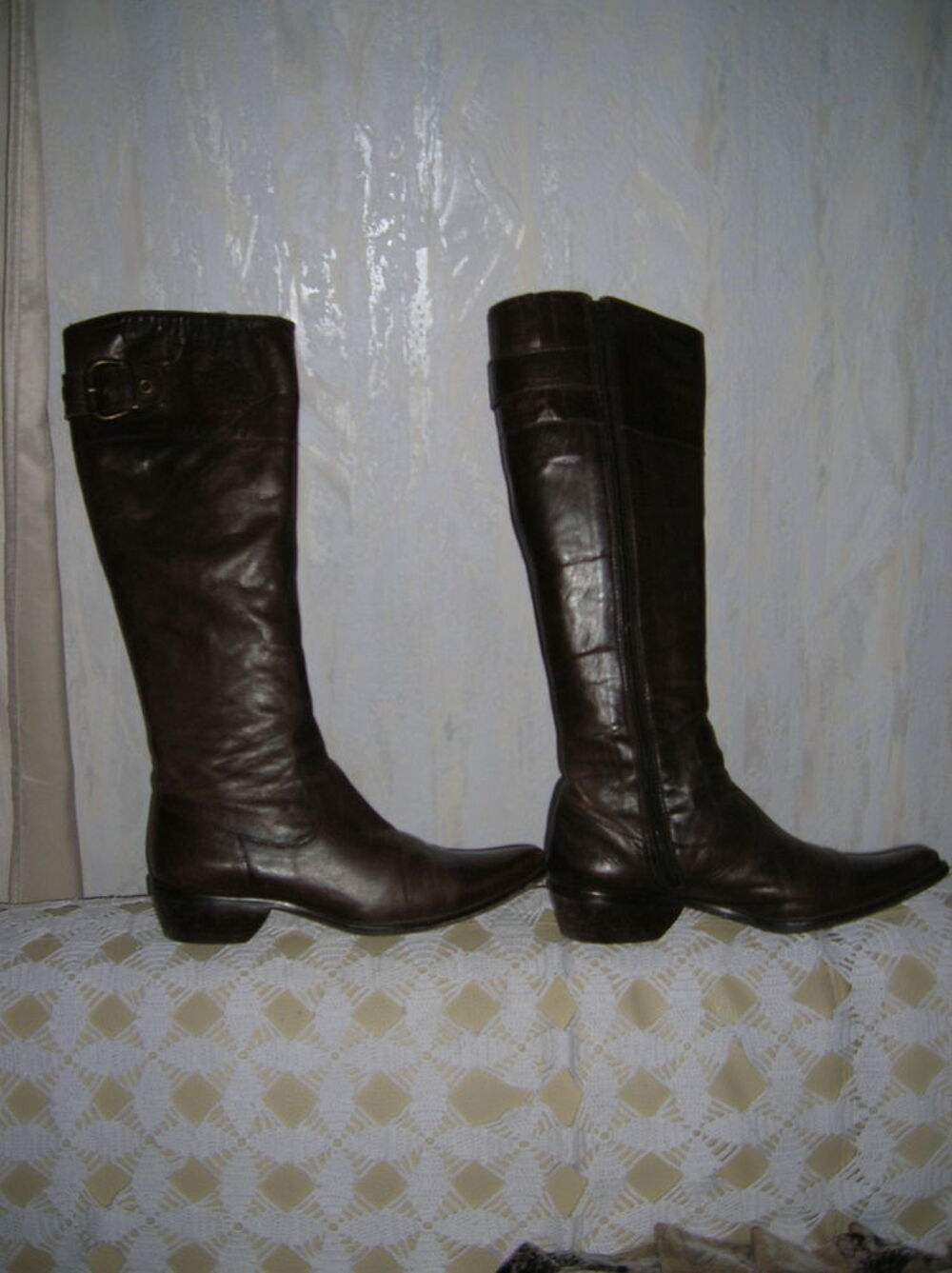 bottes femme tout cuir taille 35 Chaussures