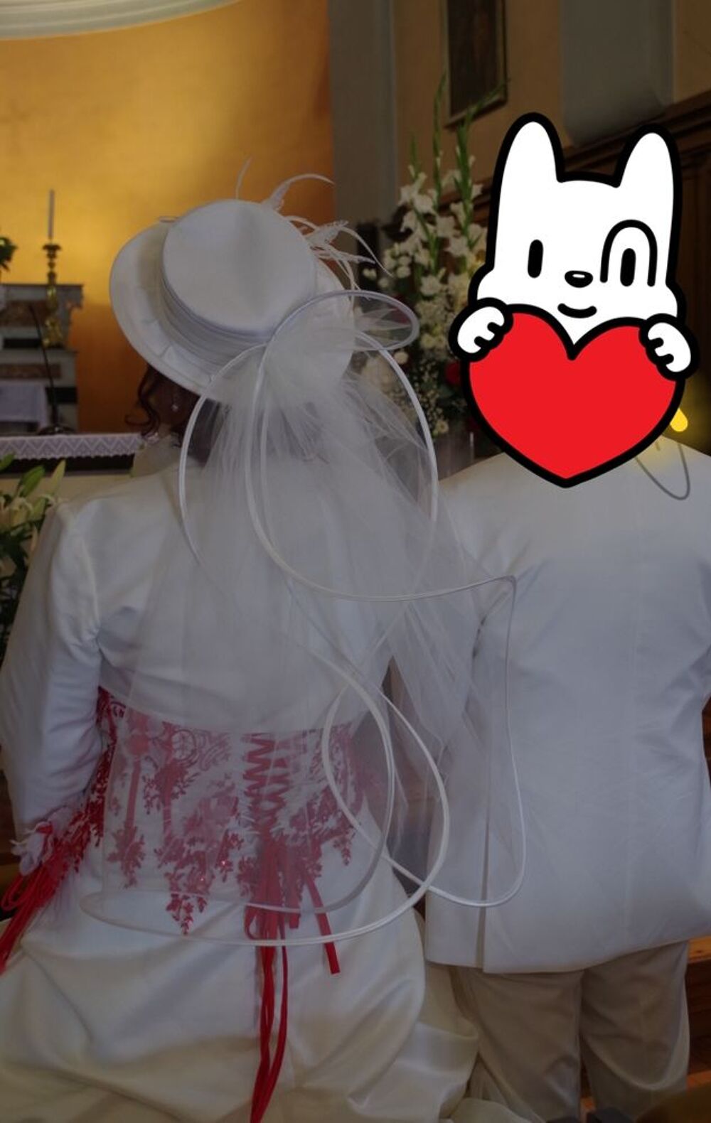 chapeau de mari&eacute;e Vêtements