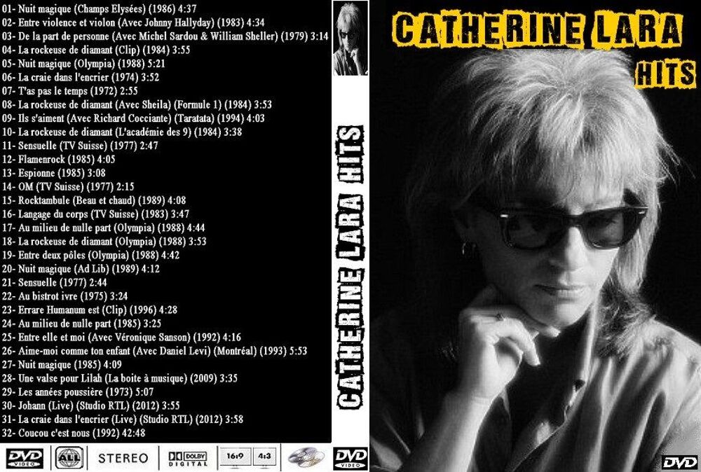 Catherine Lara DVD Hits (Volume 1) DVD et blu-ray