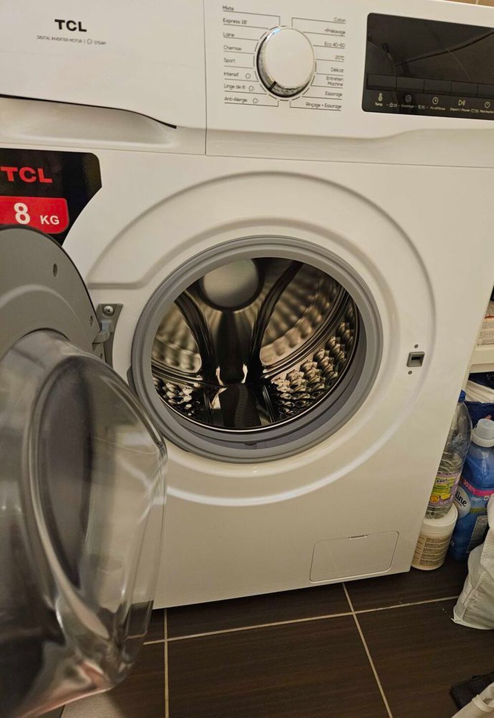 Lave linge TCL 8kg Electroménager