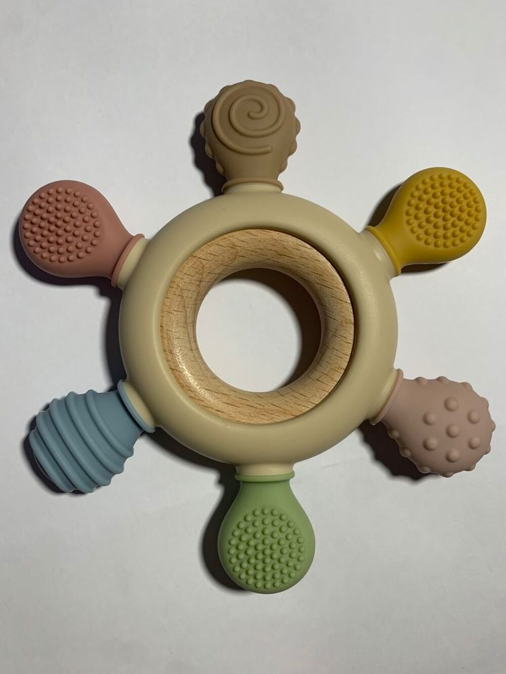 Anneau de dentition b&eacute;b&eacute; silicone Puériculture