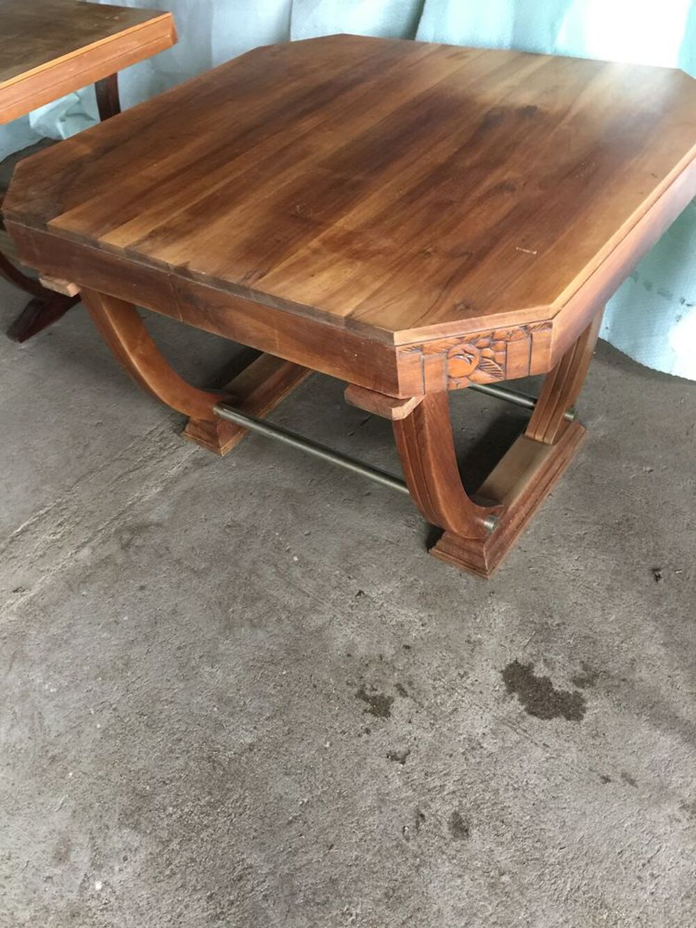table ancienne ch&ecirc;ne massif avec 3 rallonges Meubles
