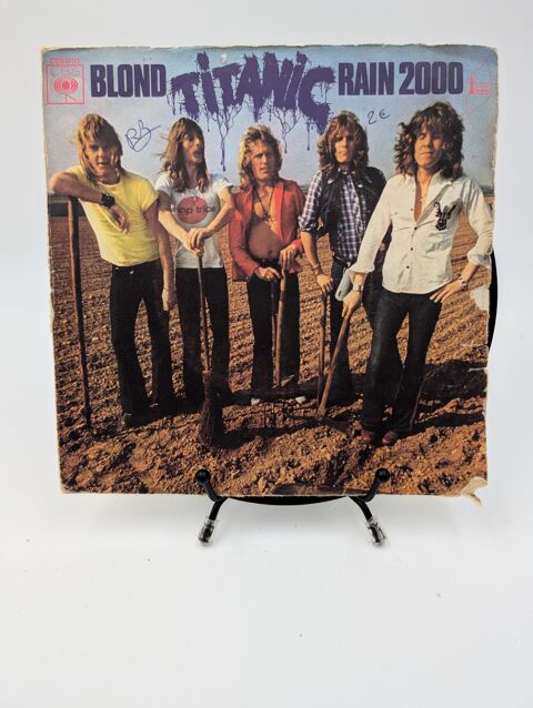 Vinyle 45 tours Blond Titanic Rain 2000 en fourreau 3 Vulbens (74)