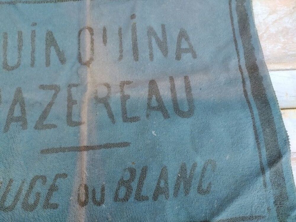 Ancien Tapis Cartes Publicitaire Quinquina Mazereau Bistro 