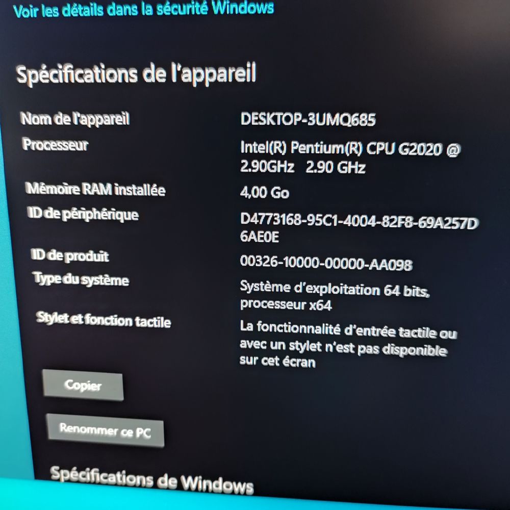 Petit Pc Dell Windows 11 Matriel informatique