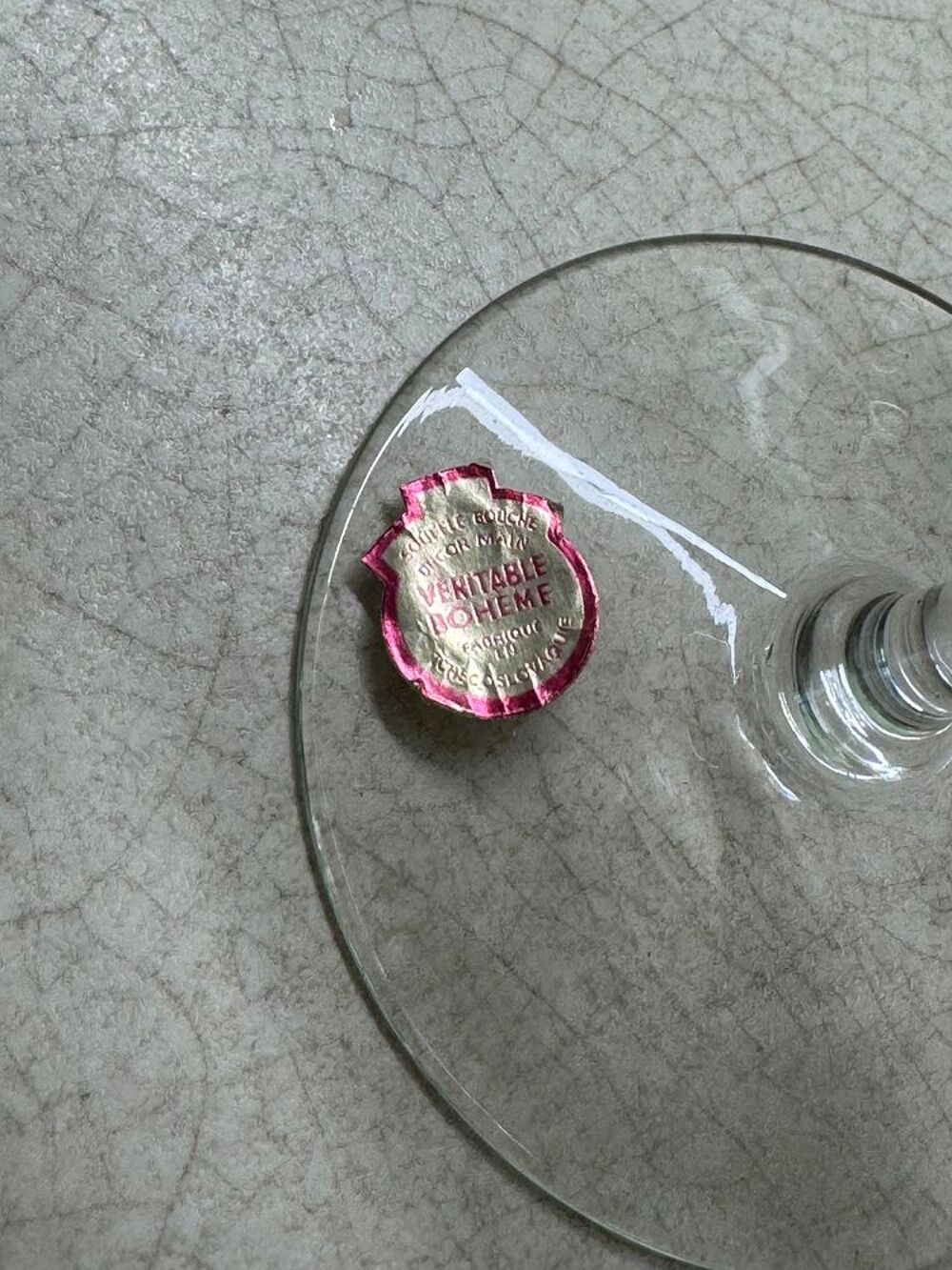 VERRES CRISTAL Cuisine