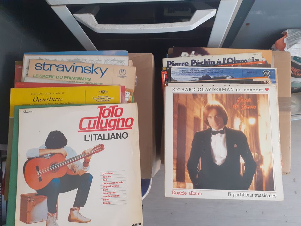 disque vinyle CD et vinyles