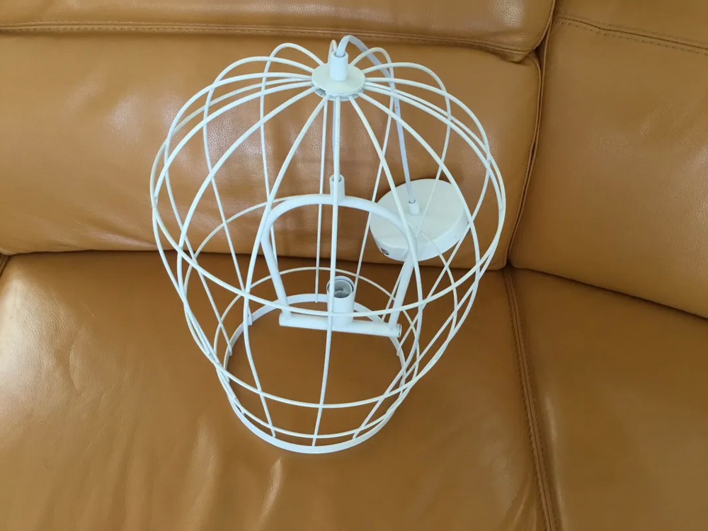Lustre perchoir Blanc Décoration
