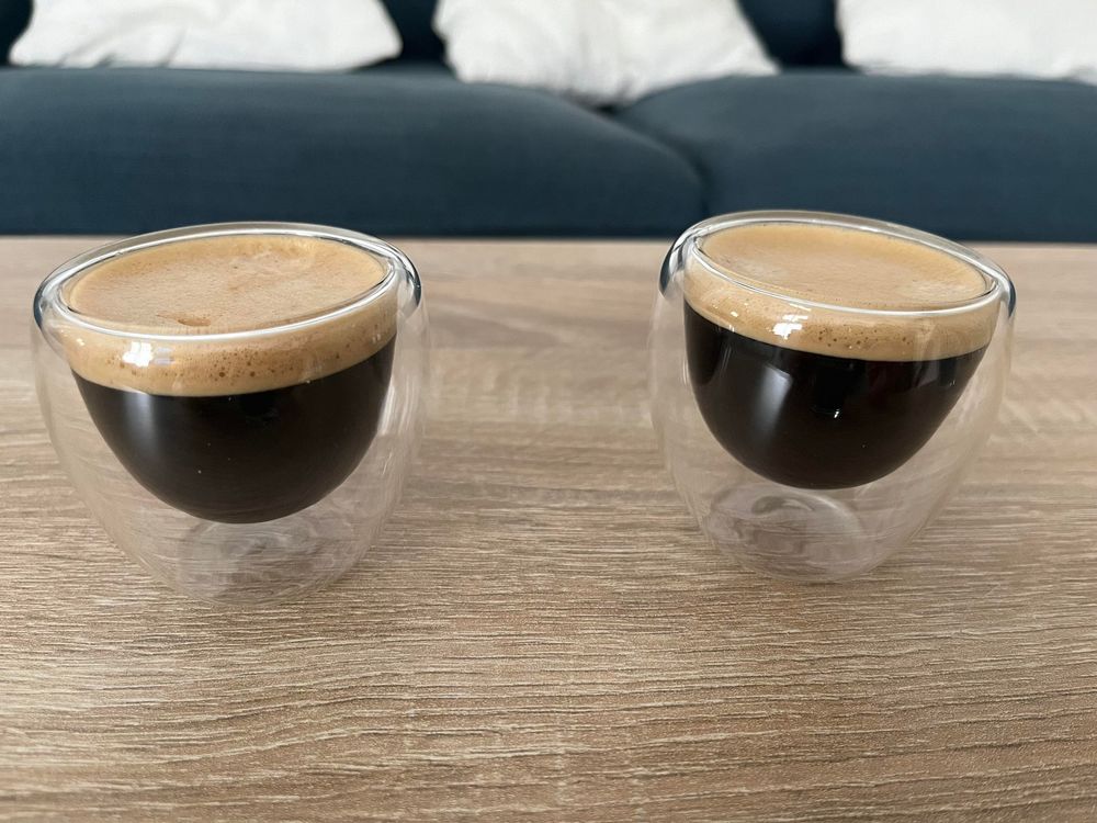 6 tasses neuves expresso 80 ml double paroi Cuisine