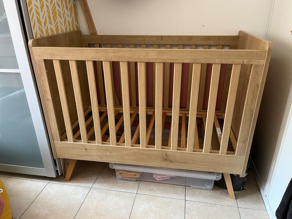 LIT B&Eacute;B&Eacute; VINTAGE CH&Ecirc;NE - 60 X 120 CM Mobilier enfants