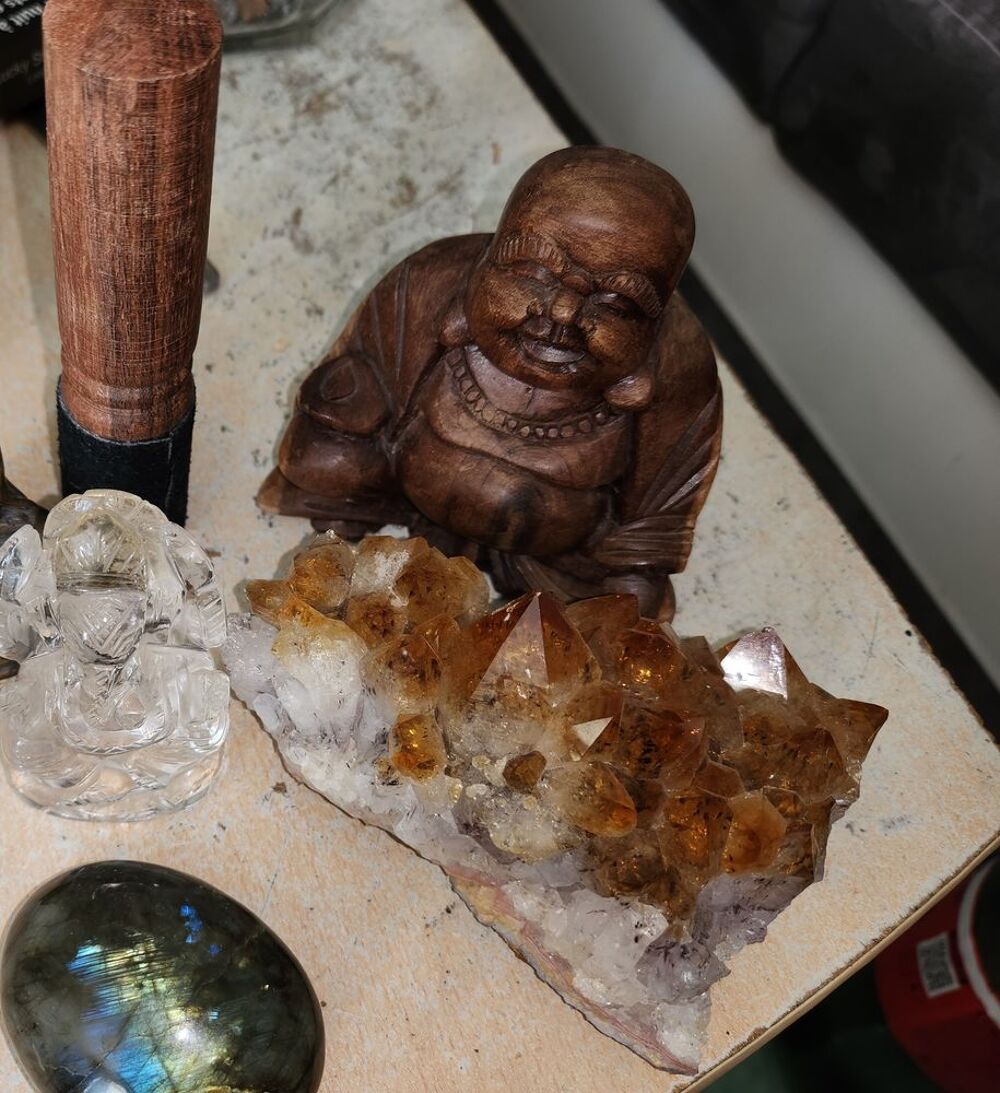 Lot d'objets statues bouddhiste Décoration