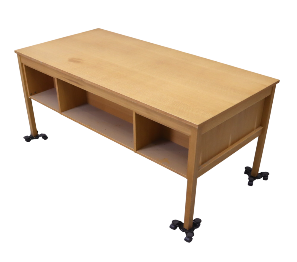 Bureau Scandinave en Ch&ecirc;ne Double Face, Su&egrave;de Meubles