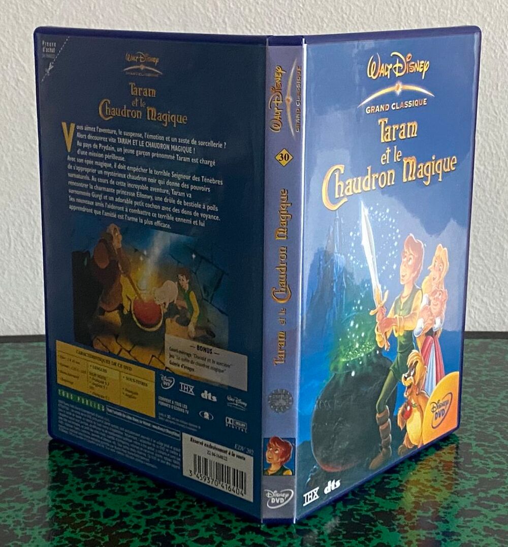 Taram et le chaudron magique _ Walt DISNEY _ DVD_ N&deg; 30 _TBE DVD et blu-ray