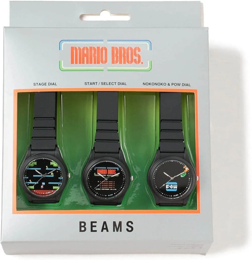 Edition limit&eacute;e de 3 montres &agrave; quartz Alba Beams Super Mario Bijoux et montres
