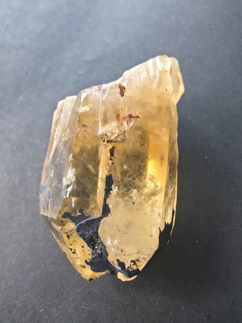 V&eacute;ritable Cristal de Citrine RDC-Sp&eacute;cimen de Collection 6,1g 