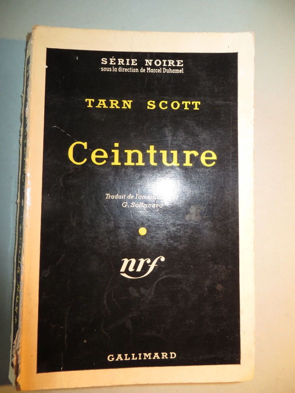 S&eacute;rie Noire n&deg;415 Ceinture Tarn Scott Livres et BD