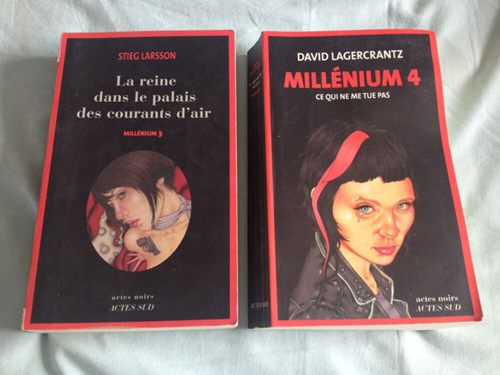 Les cinq tomes de Mill&eacute;nium Livres et BD