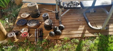 Bancs de musculation  avec barres poids 300 Puy-l'�v�que (46)
