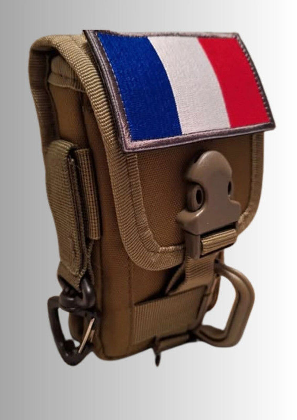 &Eacute;tui de t&eacute;l&eacute;phone portable et CB avec fixation Molle Sacoche Sports