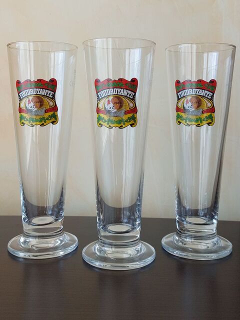 Lot 3 verres � bi�re Foudroyante_Neuf_ 7 Annecy (74)
