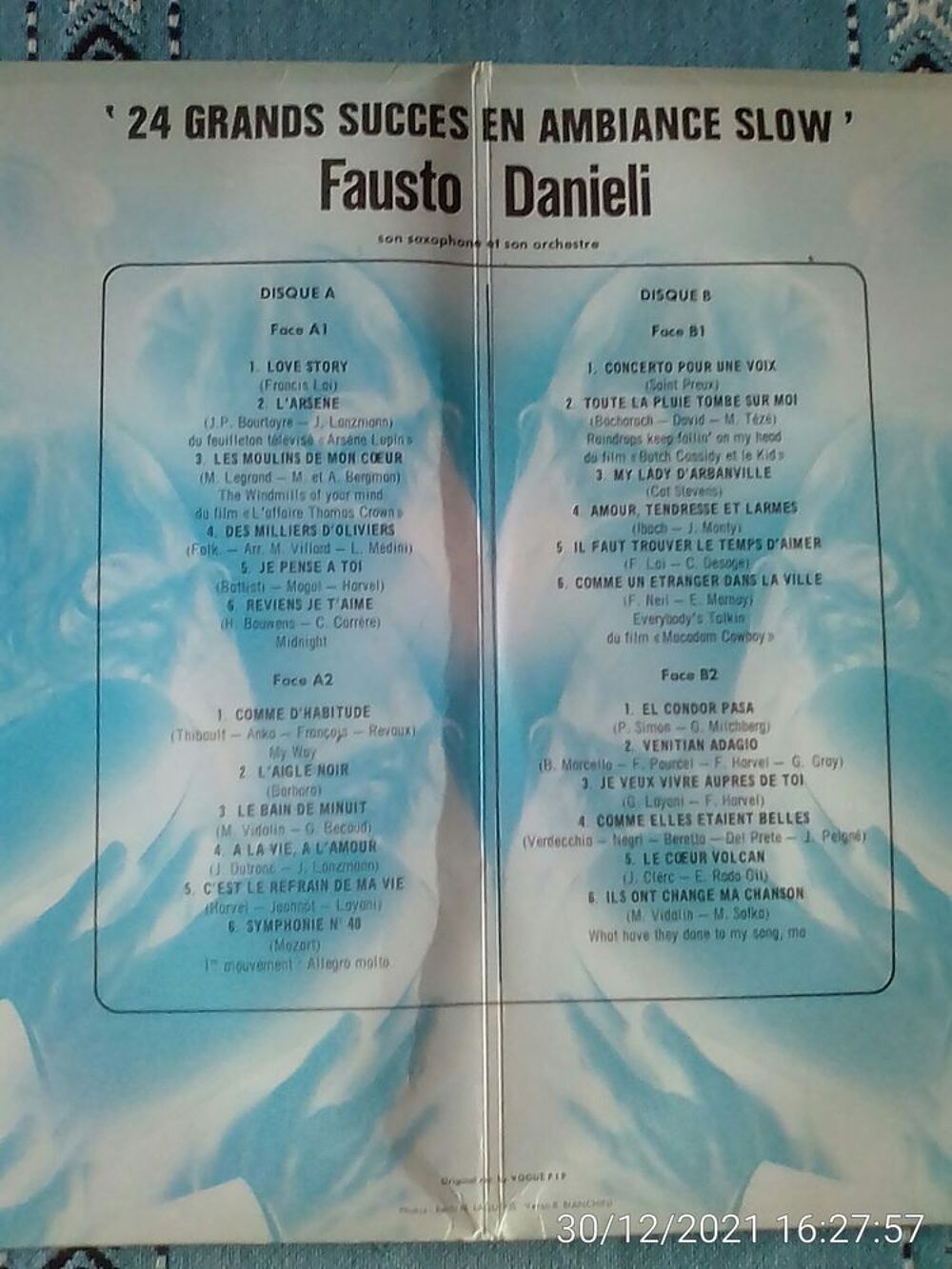 Vinyle 33T AMBIANCE SLOW-FAUSTO DANIELI CD et vinyles
