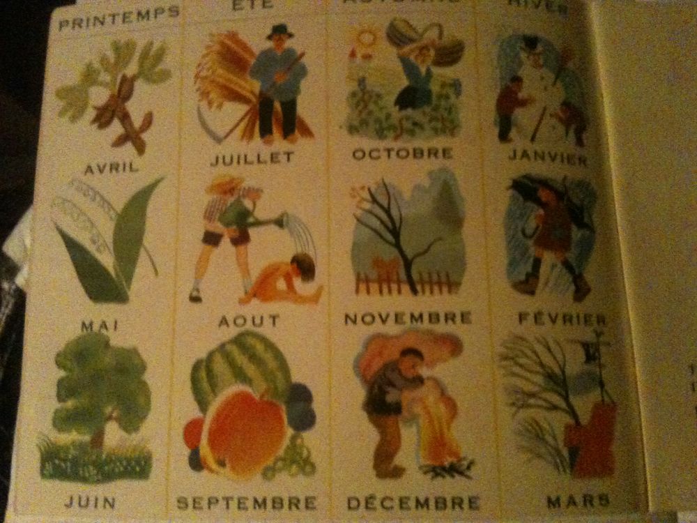Calendrier des enfants, 1936 imp 1950 . Albums P&egrave;re Castor. Livres et BD