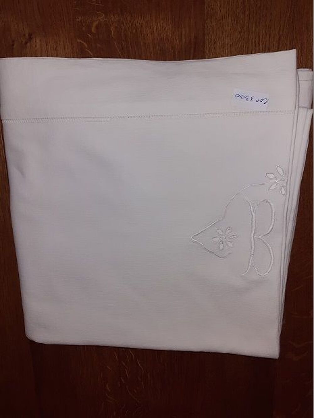 Drap Ancien Brod&eacute; Décoration