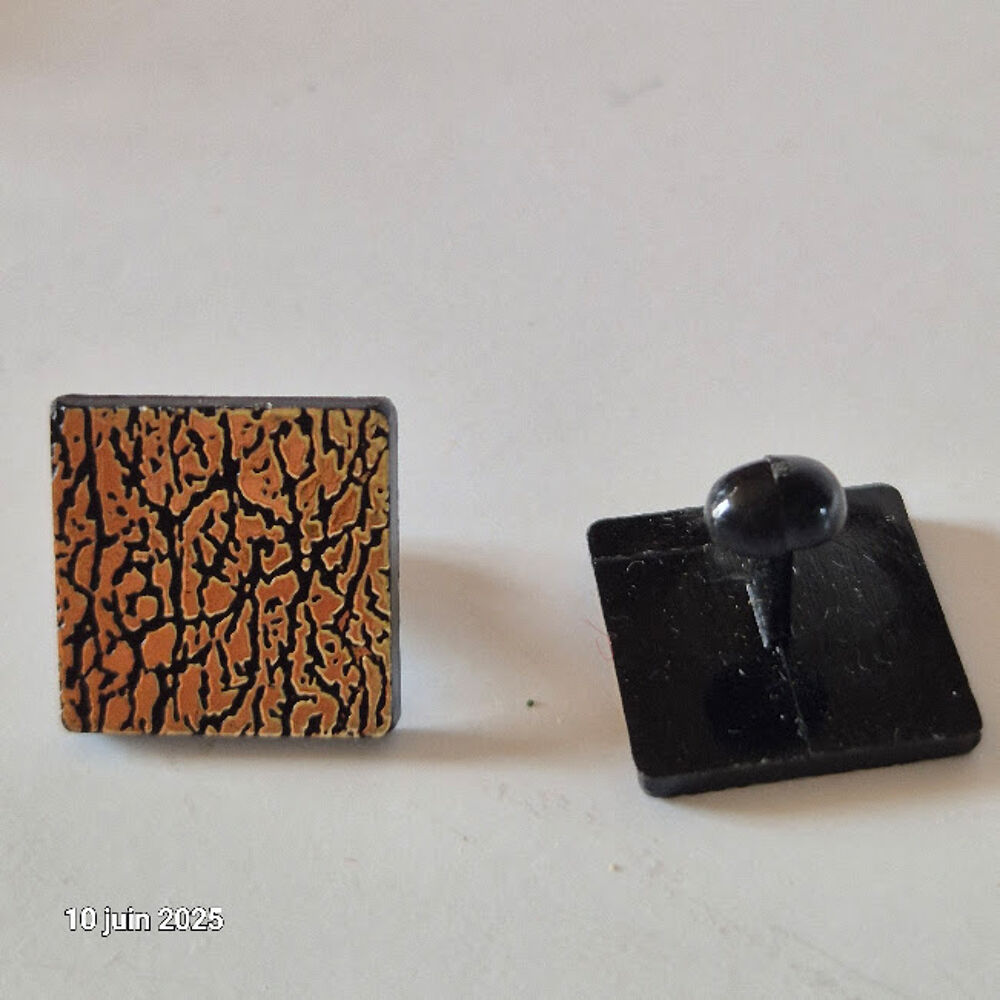 Une paire de Boutons de manchettes des ann&eacute;es 80, neuve, en Bijoux et montres