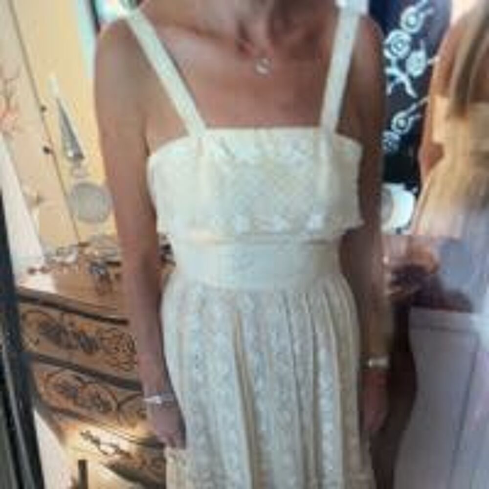 SUPERBE ROBE d' ETE de CEREMONIE OU de COKTAIL en mousselin Vêtements