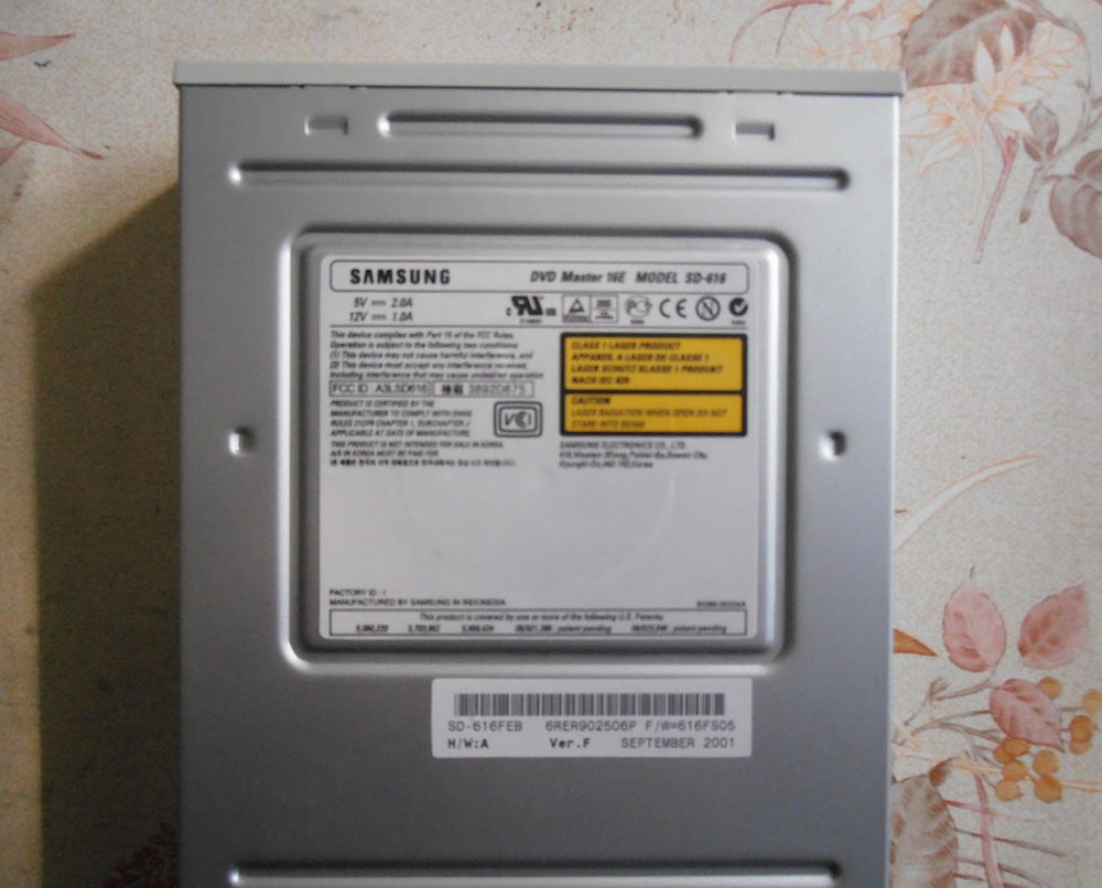Lecteur de disque interne Samsung SD-616 DVD-ROM/CD-ROM PC Matériel informatique