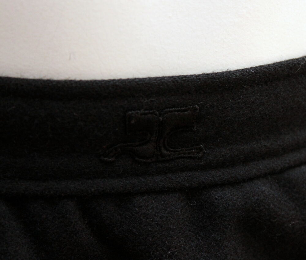Jupe zip oblique COURREGES T.40 FR Vêtements